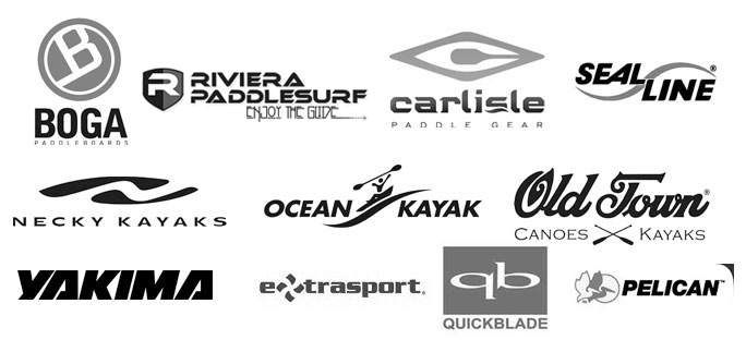 Watersports brands carried at Mountain Recreation